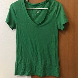 Green v neck